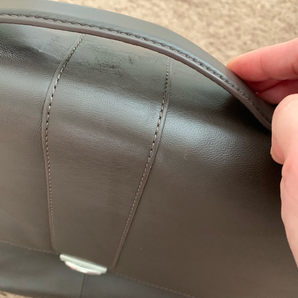 SOLD!NWT! Cole Haan Leather Crossbody Briefcase - Picture 10 of 10